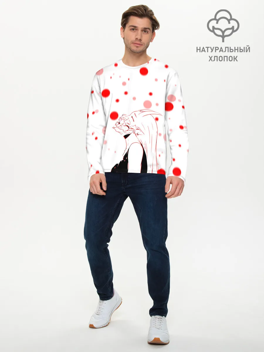 Мужской лонгслив базовый / AHEGAO KAGUYA