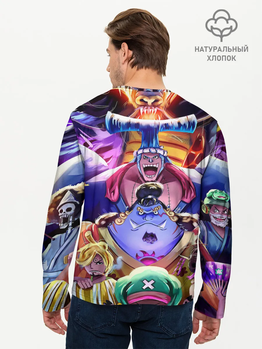 Мужской лонгслив базовый / ONE PIECE | ВАН ПИС ПЕРСОНАЖИ