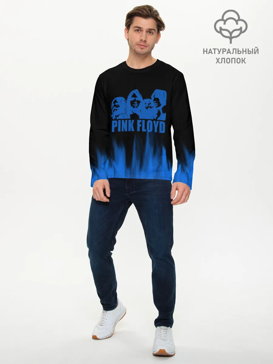 Мужской лонгслив базовый / pink rloyd