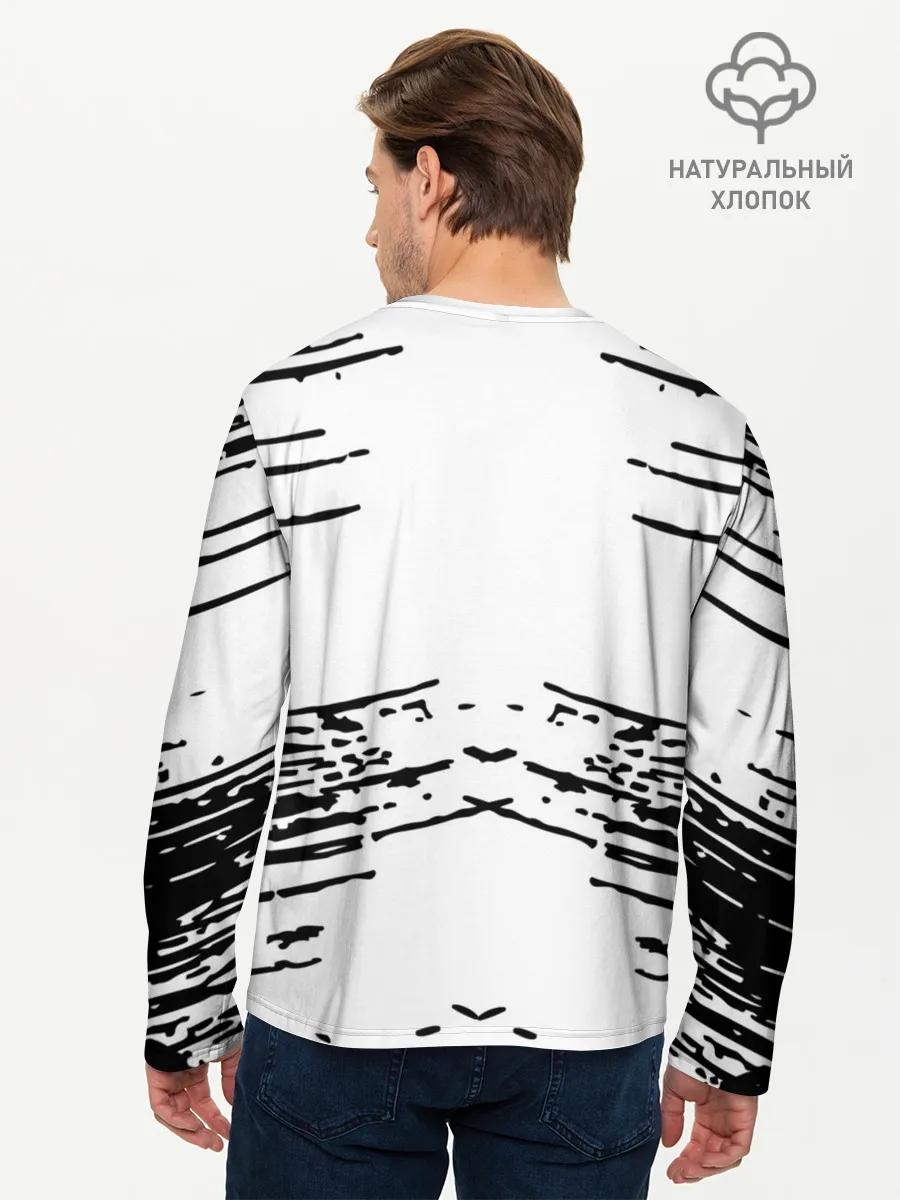 Мужской лонгслив базовый / black sabbath