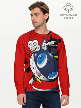 Мужской лонгслив базовый / персона 5