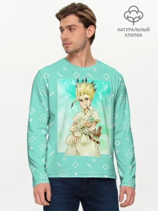 Мужской лонгслив базовый / Сэнку