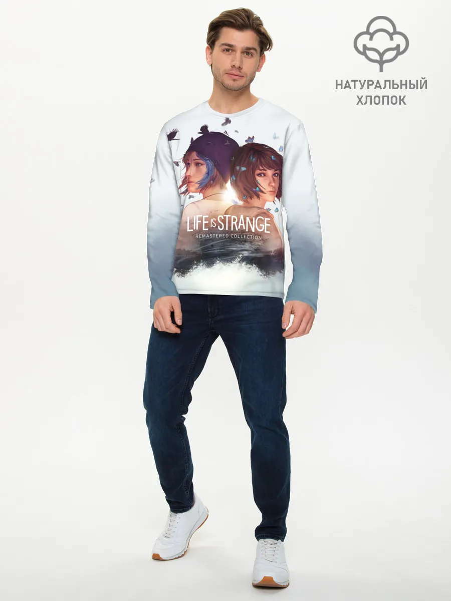 Мужской лонгслив базовый / Life is strange Remaster