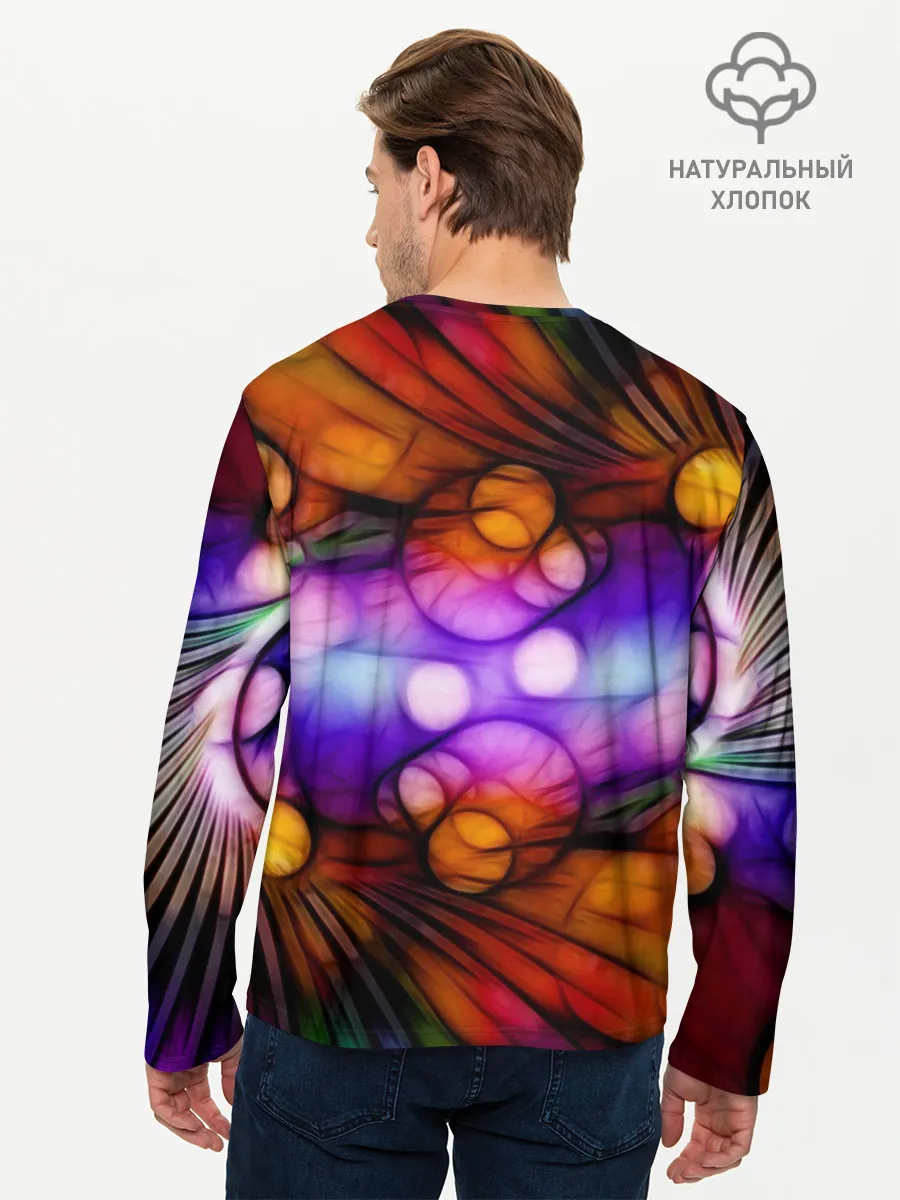 Мужской лонгслив базовый / Яркое преображение