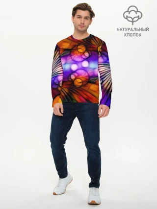 Мужской лонгслив базовый / Яркое преображение