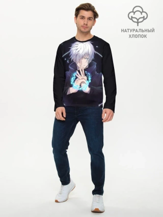 Мужской лонгслив базовый / ГОДЖО САТОРУ | GOJO SATORU