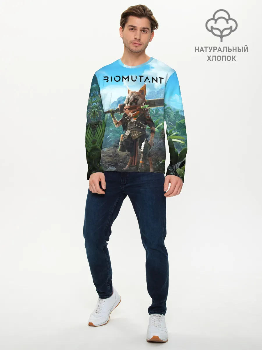 Мужской лонгслив базовый / Biomutant Биомутант
