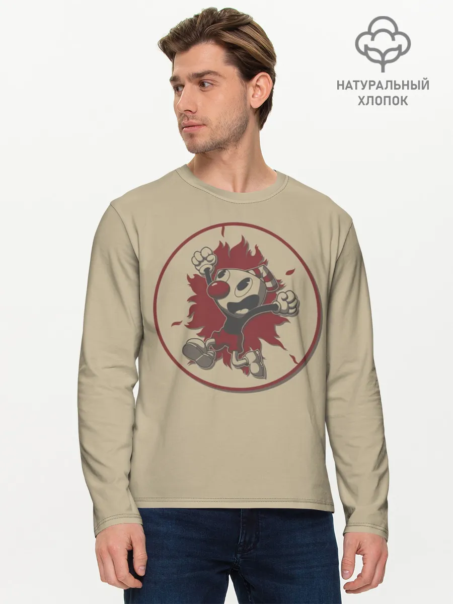 Мужской лонгслив базовый / Капхейд/caphead