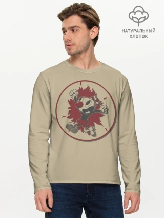 Мужской лонгслив базовый / Капхейд/caphead