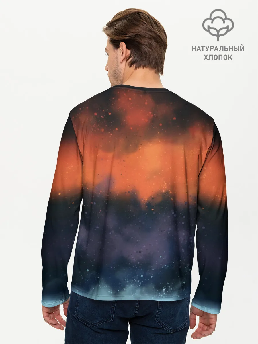 Мужской лонгслив базовый / Darkseid VS Justice League