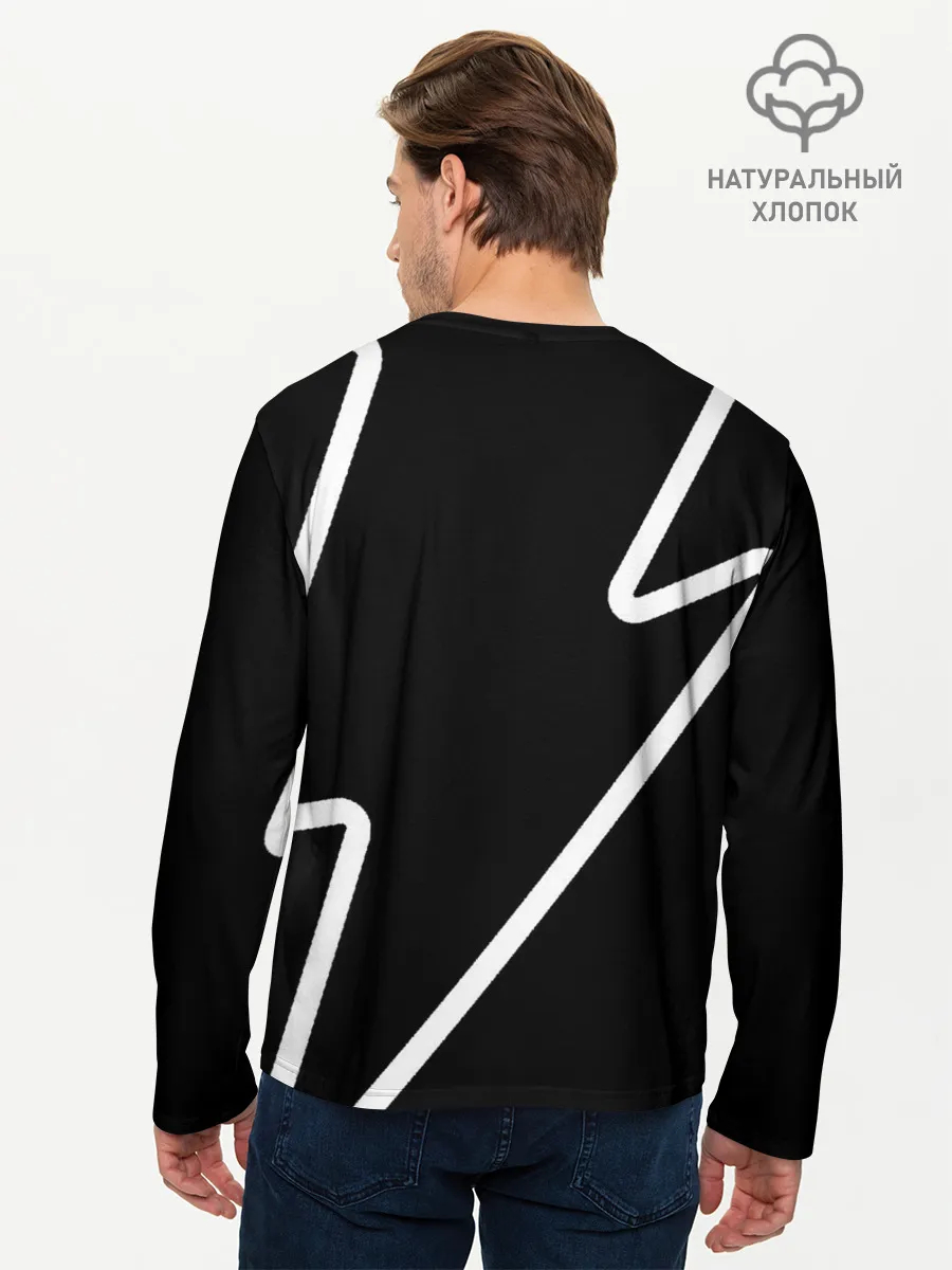 Мужской лонгслив базовый / Stand out red