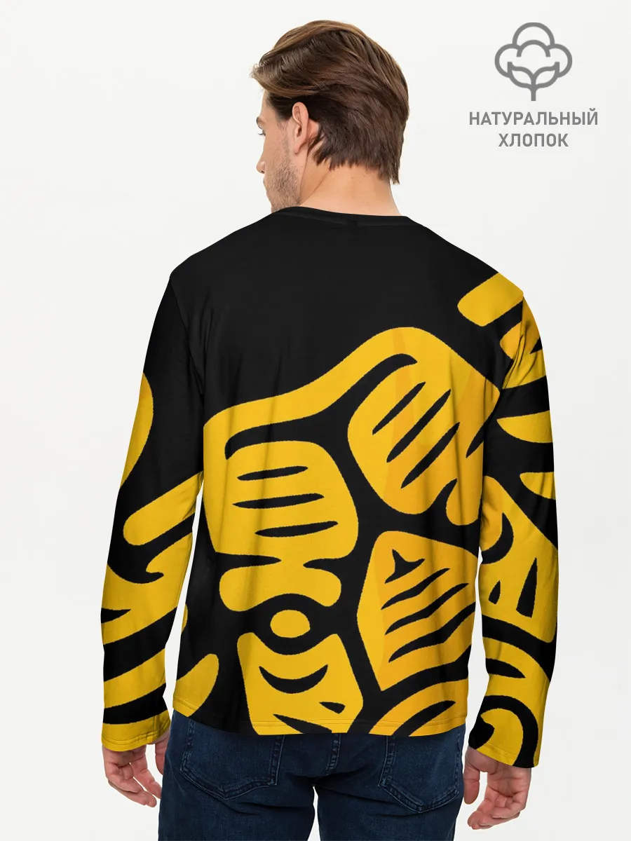 Мужской лонгслив базовый / Asia Gold