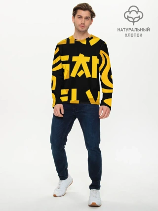 Мужской лонгслив базовый / Asia Gold