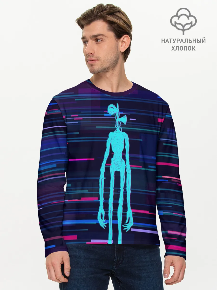 Мужской лонгслив базовый / СИРЕНОГОЛОВЫЙ