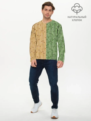 Мужской лонгслив базовый / Bamboo