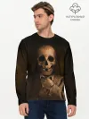 Мужской лонгслив базовый / Мистер Скелет
