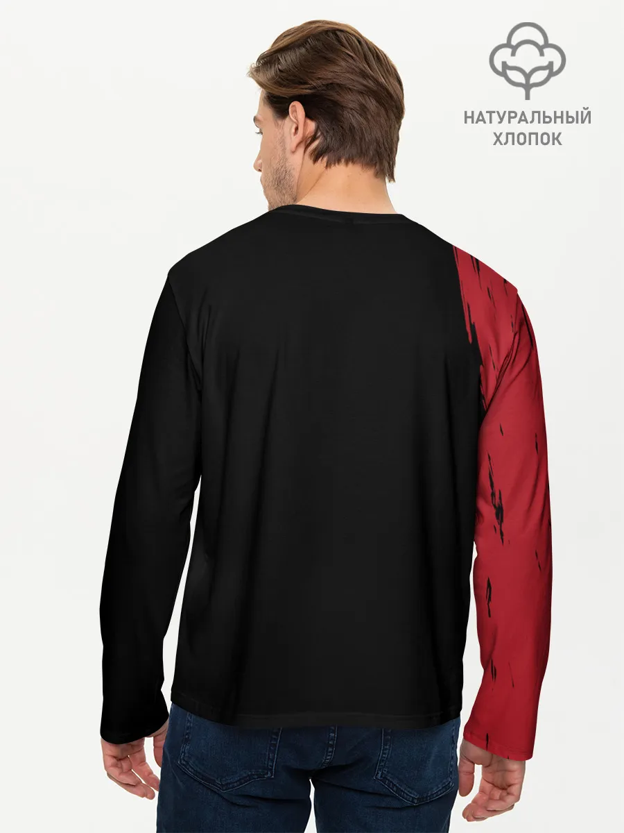 Мужской лонгслив базовый / Брутальный Кратос | GOW