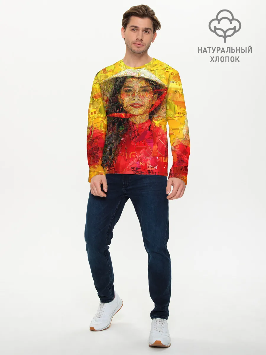 Мужской лонгслив базовый / Вьетнам