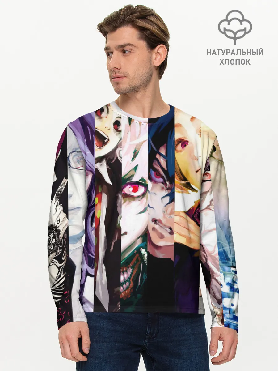 Мужской лонгслив базовый / гульи из 20 района