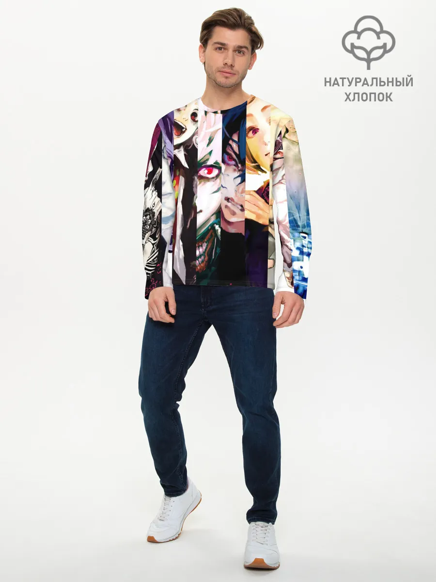 Мужской лонгслив базовый / гульи из 20 района