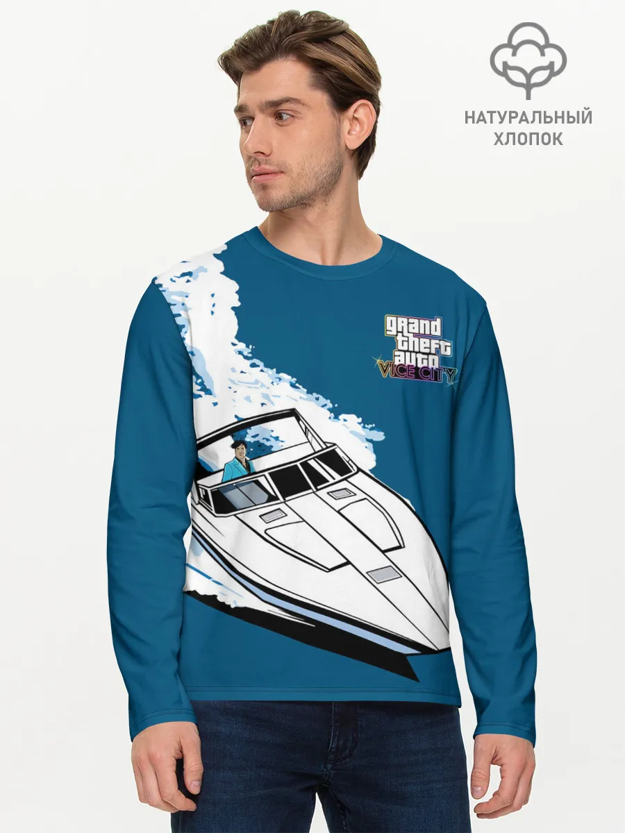 Мужской лонгслив базовый / Tommy on board