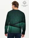 Мужской лонгслив базовый / Luxury Green