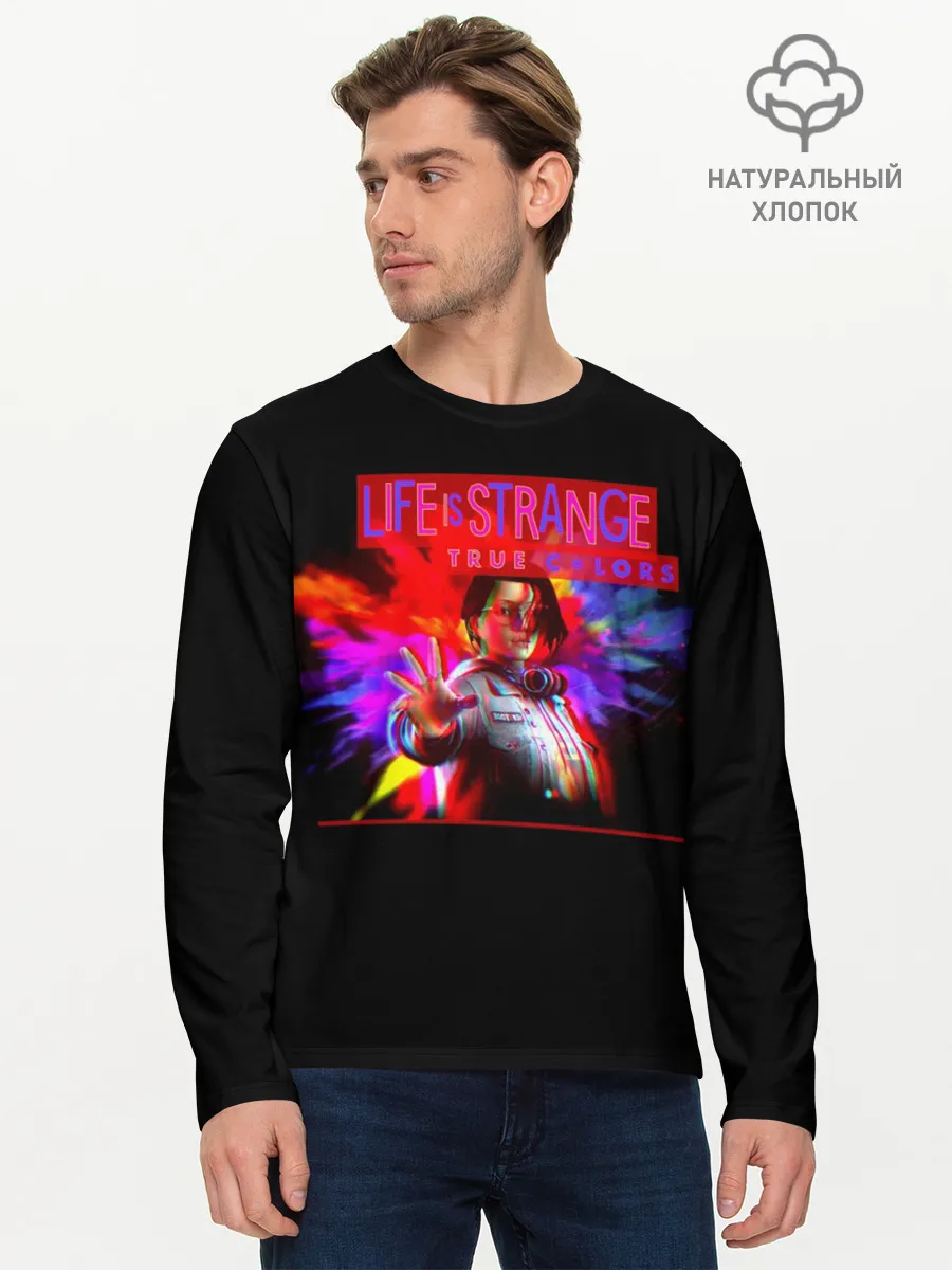 Мужской лонгслив базовый / LIFE is STRANGE