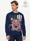 Мужской лонгслив базовый / Anime Oni Demon Yokai