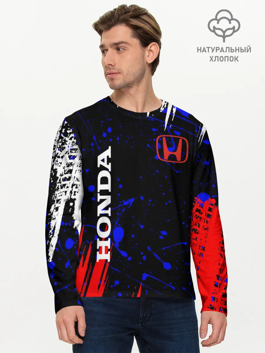 Мужской лонгслив базовый / HONDA.