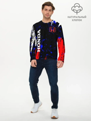 Мужской лонгслив базовый / HONDA.