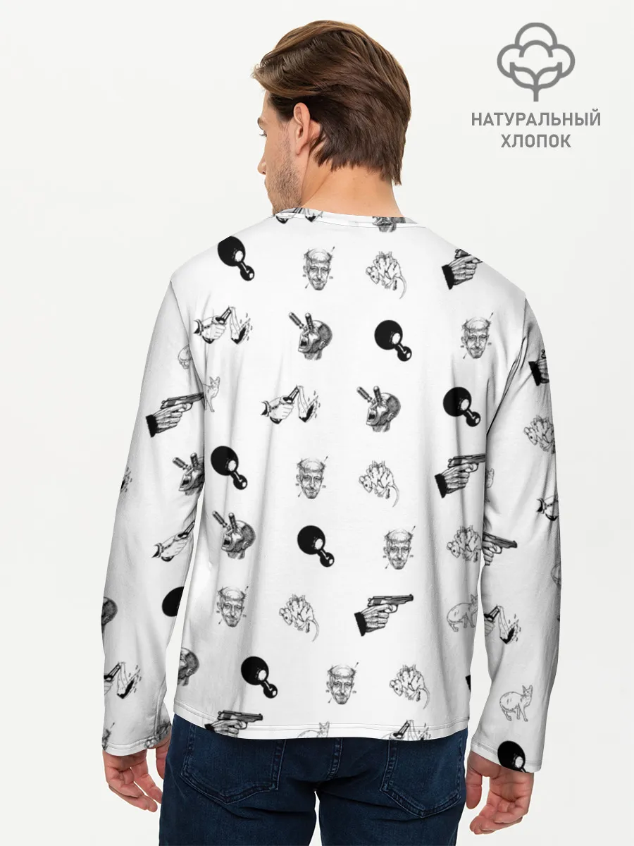 Мужской лонгслив базовый / Кровосток | Паттерн