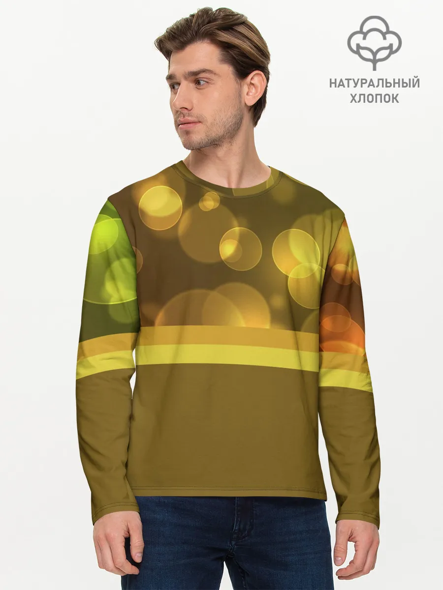 Мужской лонгслив базовый / Блики