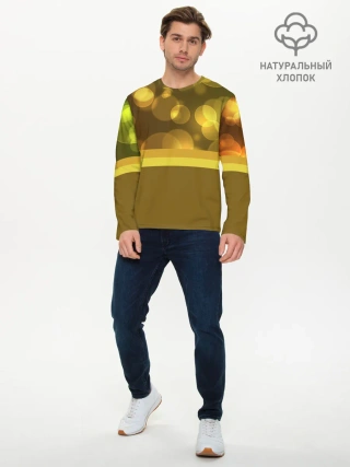 Мужской лонгслив базовый / Блики