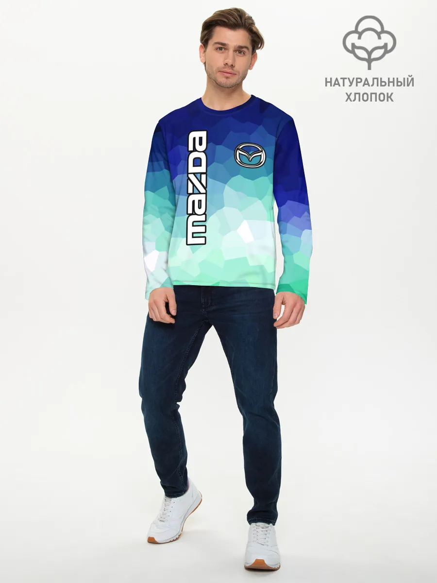 Мужской лонгслив базовый / Mazda Motor