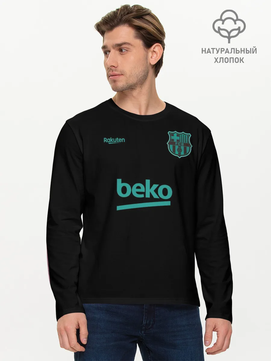 Мужской лонгслив базовый / FC Barcelona | Training shirt