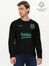 Мужской лонгслив базовый / FC Barcelona | Training shirt