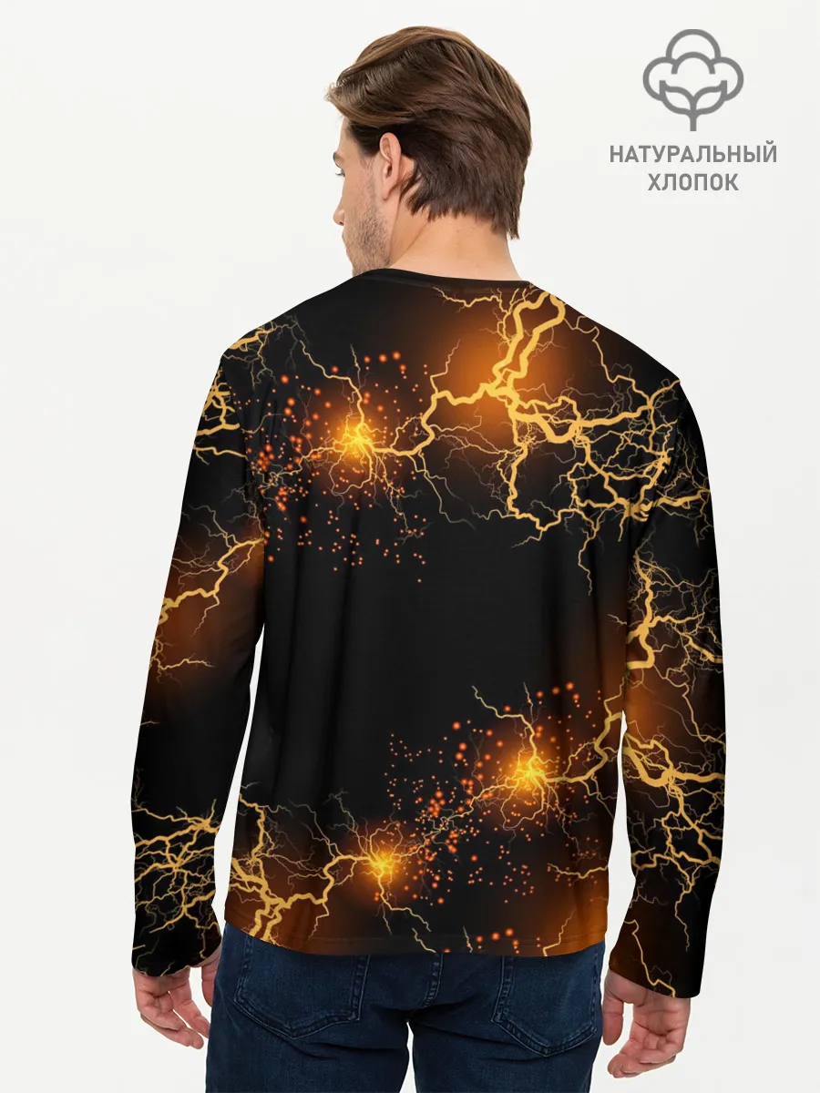 Мужской лонгслив базовый / BENDY LOGO