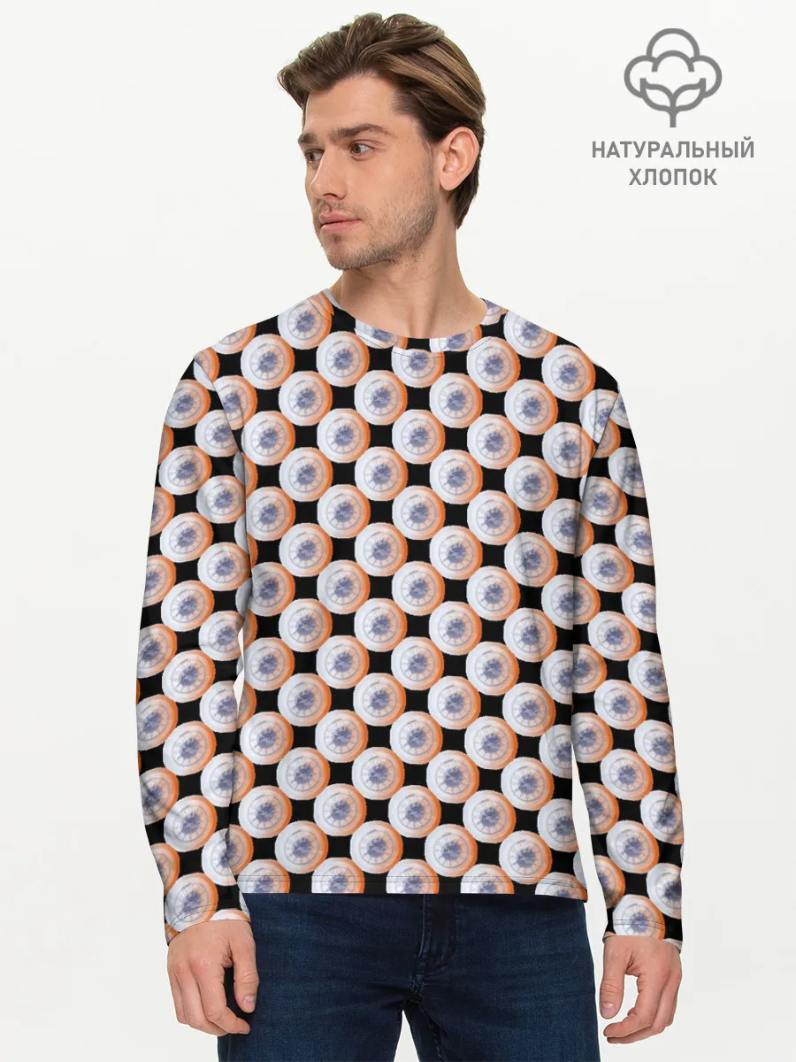 Мужской лонгслив базовый / Часы