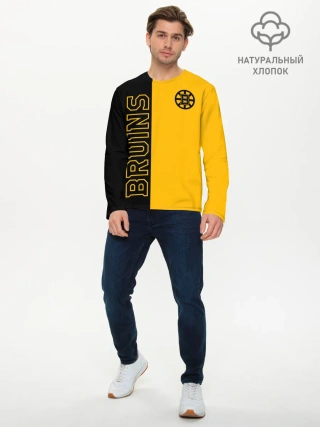 Мужской лонгслив базовый / NHL BOSTON BRUINS