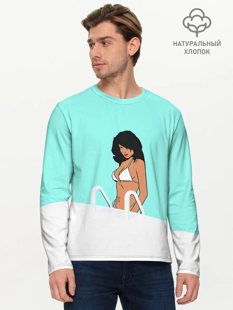 Мужской лонгслив базовый / Кэнди Сакс | GTA