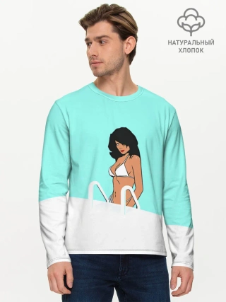 Мужской лонгслив базовый / Кэнди Сакс | GTA