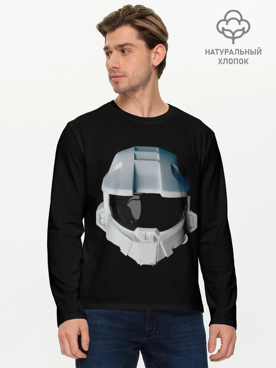 Мужской лонгслив базовый / Halo Infinite White