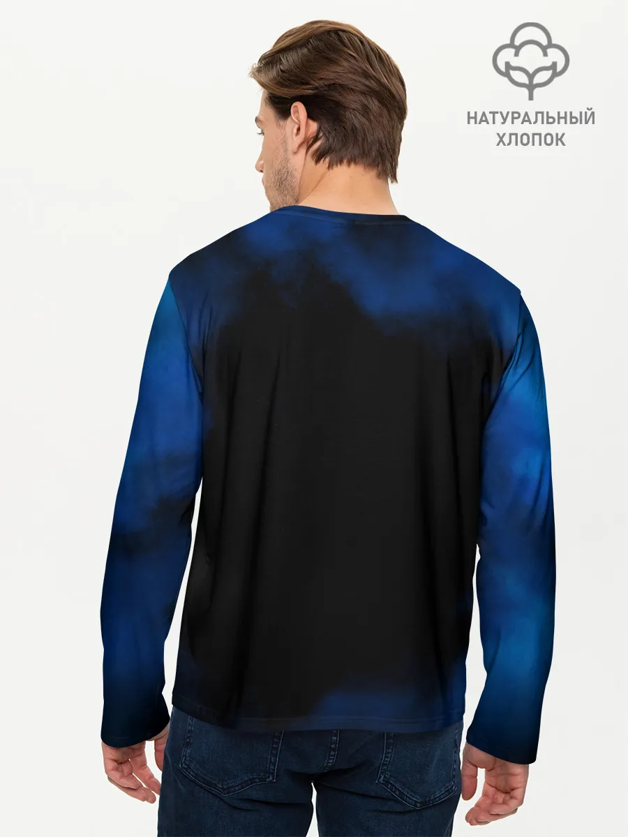 Мужской лонгслив базовый / Giyu Tomioka Kimetsu no Yaiba