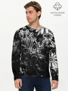 Мужской лонгслив базовый / Floral Pattern