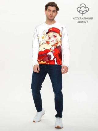 Мужской лонгслив базовый / Геншин Импакт Кли