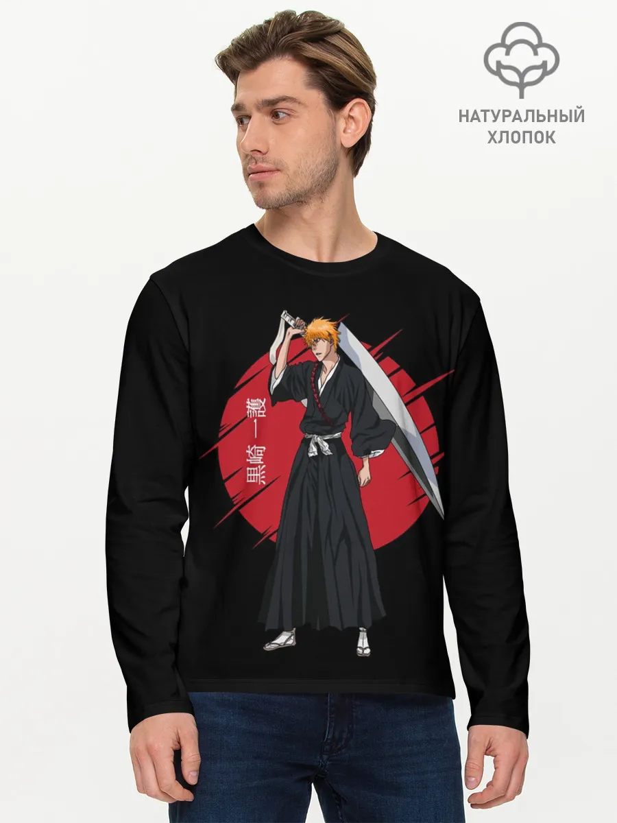 Мужской лонгслив базовый / BLEACH - Ichigo Kurosaki