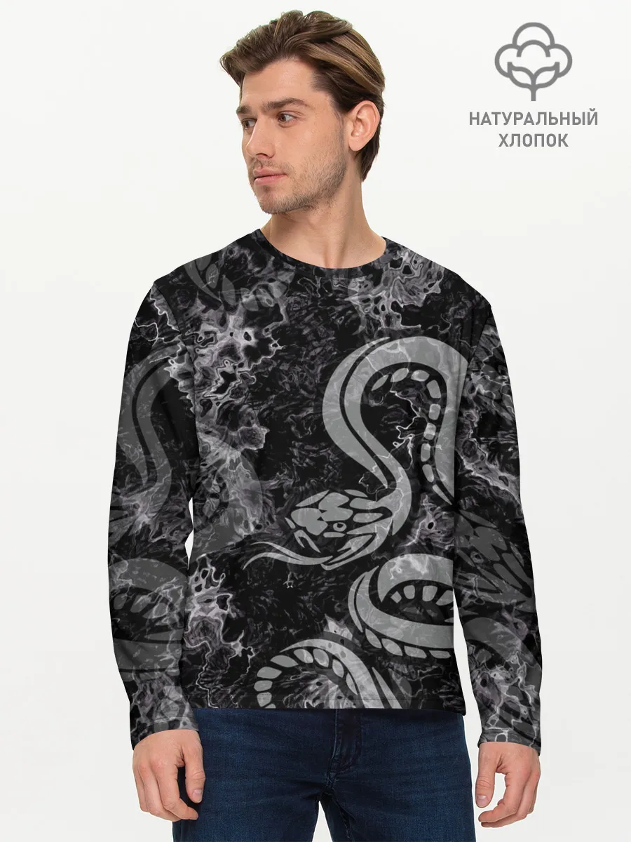 Мужской лонгслив базовый / COBRA RAGE