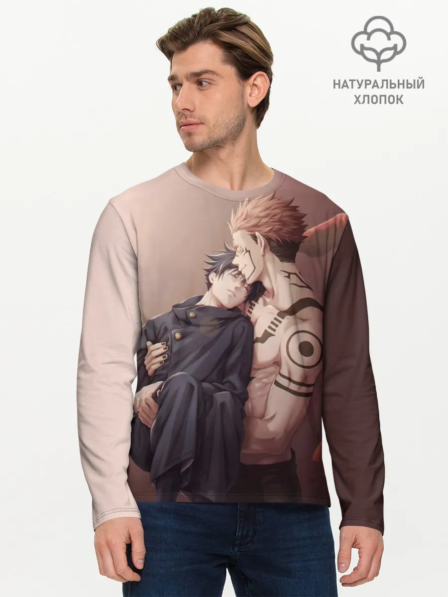 Мужской лонгслив базовый / Магическая битва | Jujutsu kai