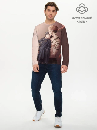 Мужской лонгслив базовый / Магическая битва | Jujutsu kai