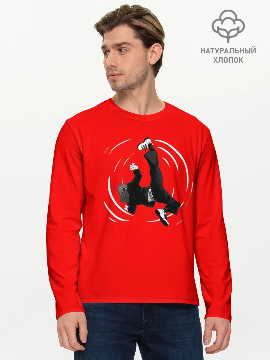 Мужской лонгслив базовый / Магическая битва | Jujutsu kai